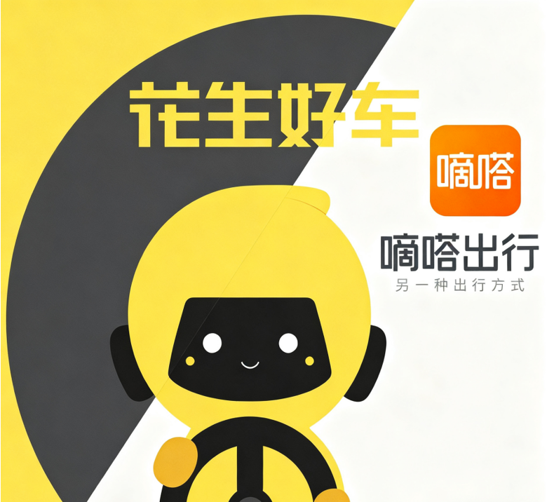 花生好车与嘀嗒出行携手合作，共创双赢局面