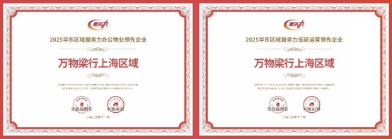 万物梁行上海区域荣获多项物业服务殊荣，引领行业高质量发展